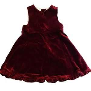 Baby Gap girls dress Sz-3XL 3yrs. Rich Dark Burgundy
